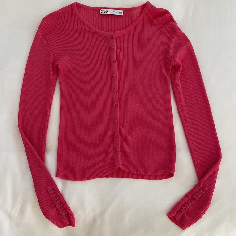 Pink Cardigan - Picture 2 of 4